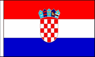 Croatia Table Flags